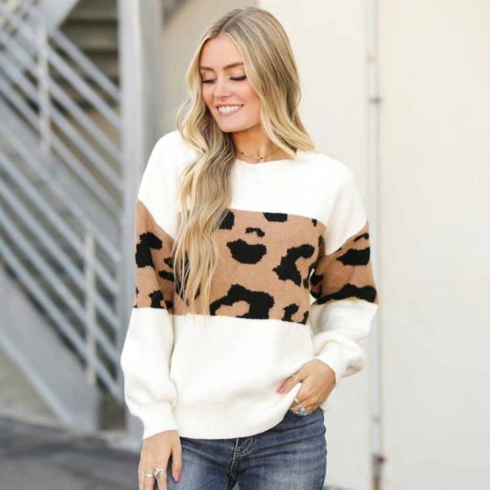 Animal print Sweater